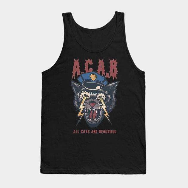 All Cat Are Beautiful Tank Top by Parody Merch